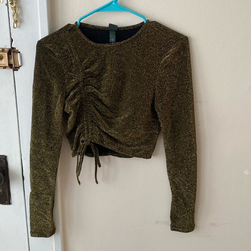 Target Size S Long sleeve crop top